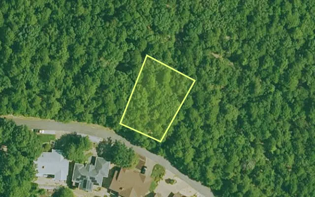 Aerial view of GARLAND County parcel 66059 — Arkansas post-auction with approximate parcel outline