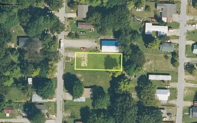Aerial view of GREENE County parcel 1420-00056-000 — Arkansas post-auction with approximate parcel outline
