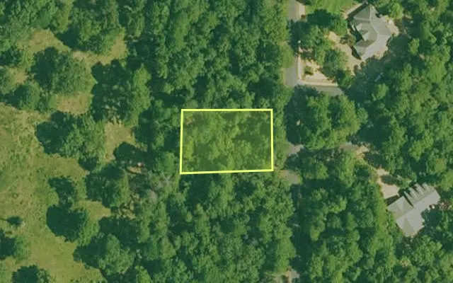 Aerial view of GARLAND County parcel 70439 — Arkansas post-auction with approximate parcel outline