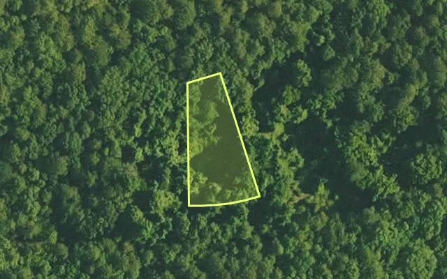Aerial view of VAN BUREN County parcel 4400-20278-0000 — Arkansas post-auction with approximate parcel outline