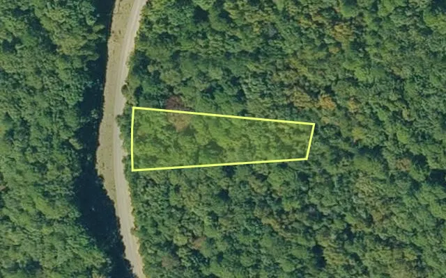 Aerial view of VAN BUREN County parcel 4300-03173-0000 — Arkansas post-auction with approximate parcel outline