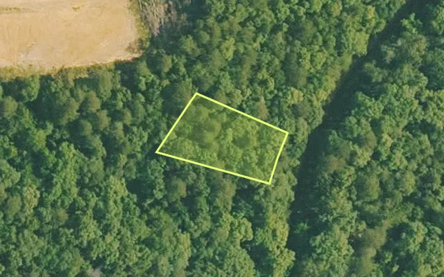Aerial view of VAN BUREN County parcel 4500-02465-0000 — Arkansas post-auction with approximate parcel outline