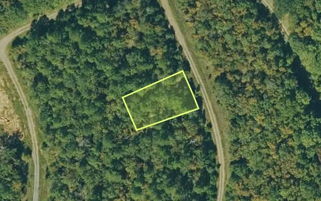 Aerial view of VAN BUREN County parcel 4550-02119-0000 — Arkansas post-auction with approximate parcel outline
