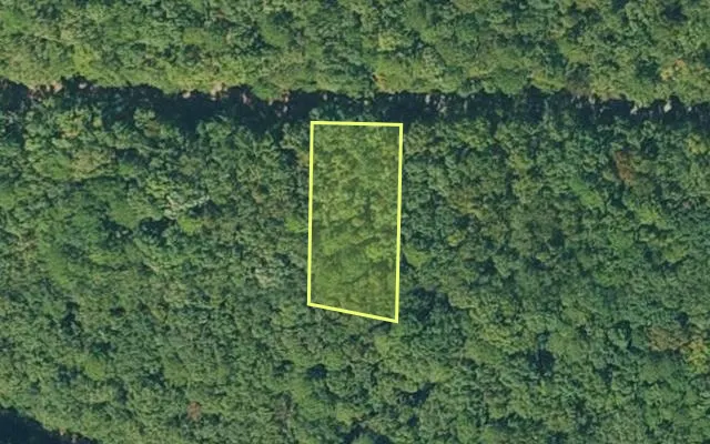 Aerial view of VAN BUREN County parcel 4300-02100-0000 — Arkansas post-auction with approximate parcel outline
