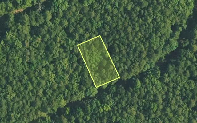 Aerial view of VAN BUREN County parcel 4400-12260-0000 — Arkansas post-auction with approximate parcel outline