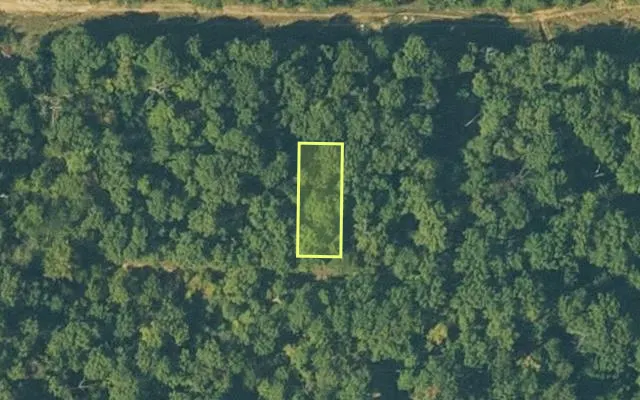 Aerial view of FULTON County parcel 686-25261-000 — Arkansas post-auction with approximate parcel outline