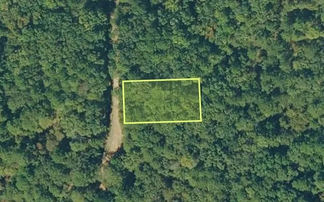 Aerial view of VAN BUREN County parcel 4300-06054-0000 — Arkansas post-auction with approximate parcel outline