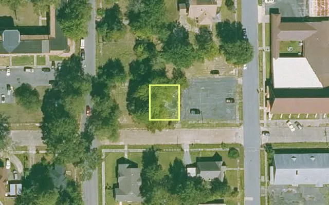 Aerial view of JEFFERSON County parcel 930-26683-000 — Arkansas post-auction with approximate parcel outline