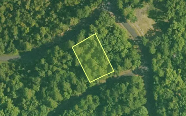 Aerial view of SALINE County parcel 736-00112-000 — Arkansas post-auction with approximate parcel outline