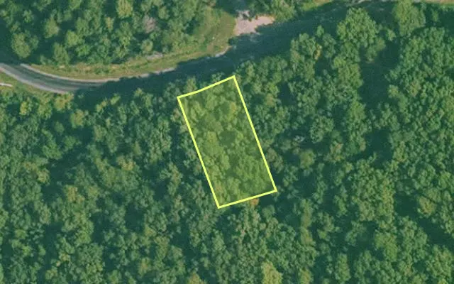 Aerial view of GARLAND County parcel 75041 — Arkansas post-auction with approximate parcel outline
