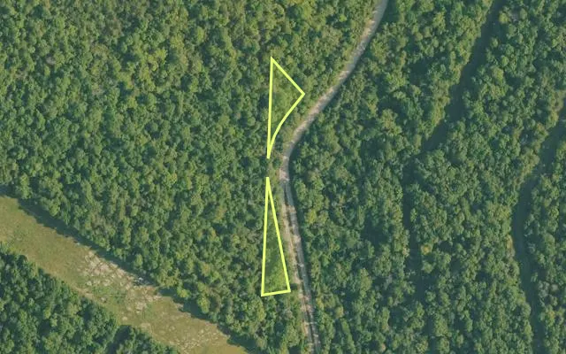 Aerial view of BAXTER County parcel 010-01608-149 — Arkansas post-auction with approximate parcel outline