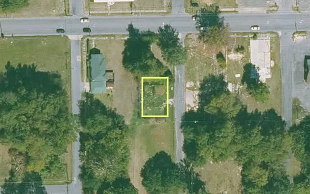 Aerial view of JEFFERSON County parcel 930-22547-000 — Arkansas post-auction with approximate parcel outline