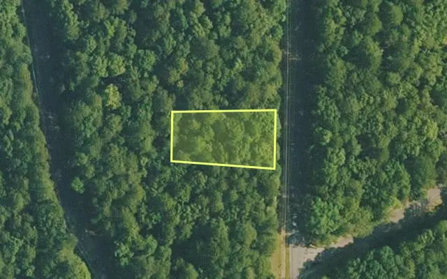 Aerial view of VAN BUREN County parcel 4400-10014-0000 — Arkansas post-auction with approximate parcel outline