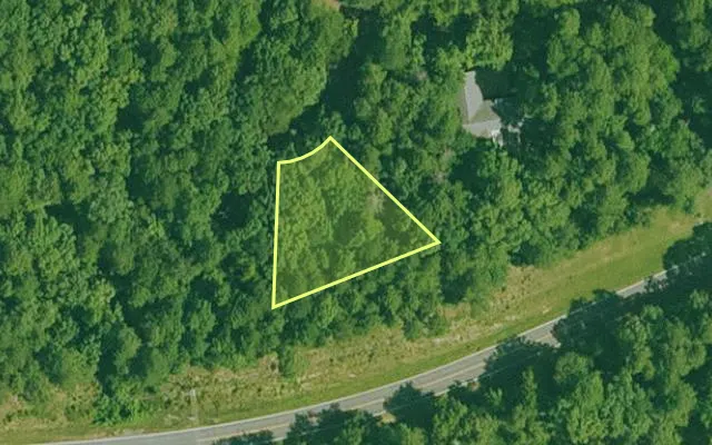 Aerial view of GARLAND County parcel 65930 — Arkansas post-auction with approximate parcel outline