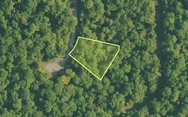 Aerial view of BAXTER County parcel 010-01304-000 — Arkansas post-auction with approximate parcel outline