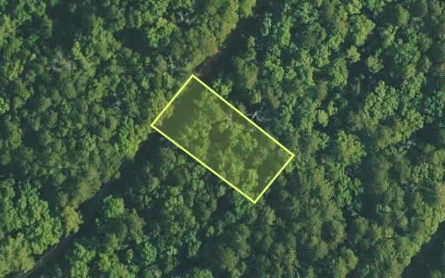 Aerial view of VAN BUREN County parcel 4400-18101-0000 — Arkansas post-auction with approximate parcel outline