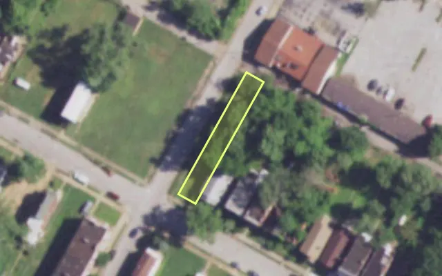 Aerial view of 4267 LEXINGTON AV — vacant lot, St. Louis with approximate parcel outline