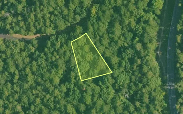 Aerial view of SALINE County parcel 496-00093-000 — Arkansas post-auction with approximate parcel outline