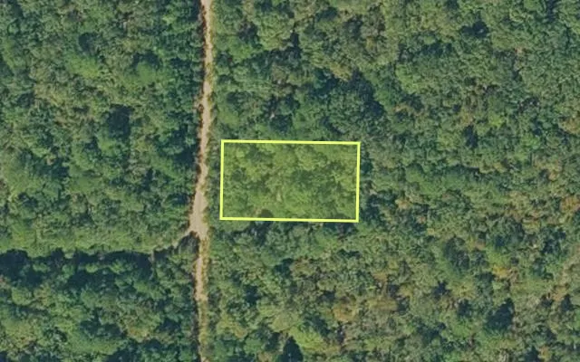 Aerial view of VAN BUREN County parcel 4300-17014-0000 — Arkansas post-auction with approximate parcel outline