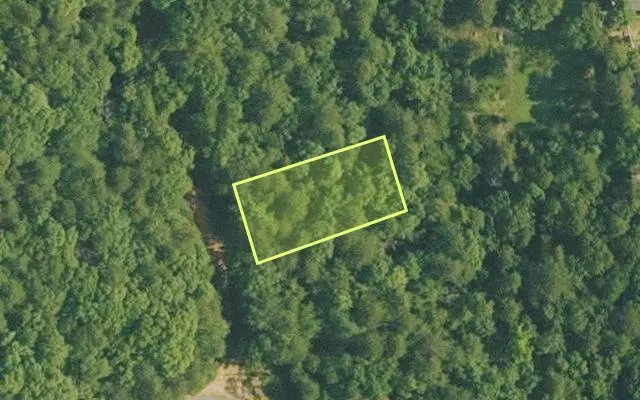 Aerial view of VAN BUREN County parcel 4050-10067-0000 — Arkansas post-auction with approximate parcel outline