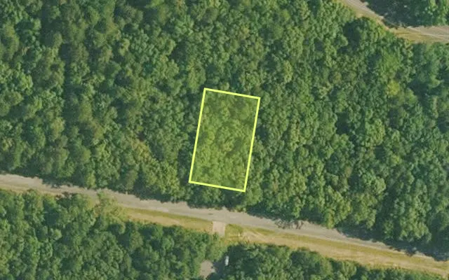 Aerial view of VAN BUREN County parcel 4400-22127-0000 — Arkansas post-auction with approximate parcel outline