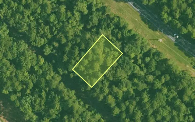 Aerial view of SALINE County parcel 384-00052-000 — Arkansas post-auction with approximate parcel outline