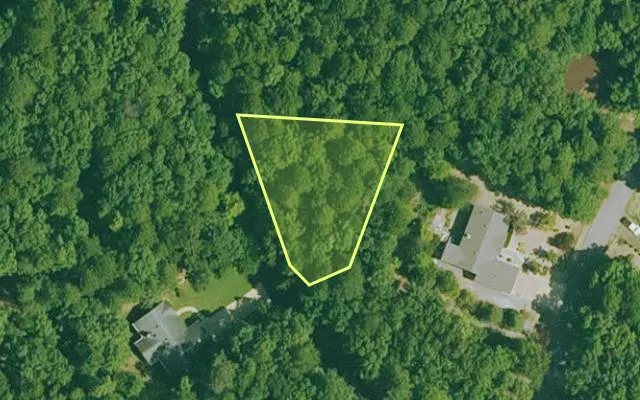 Aerial view of GARLAND County parcel 60839 — Arkansas post-auction with approximate parcel outline