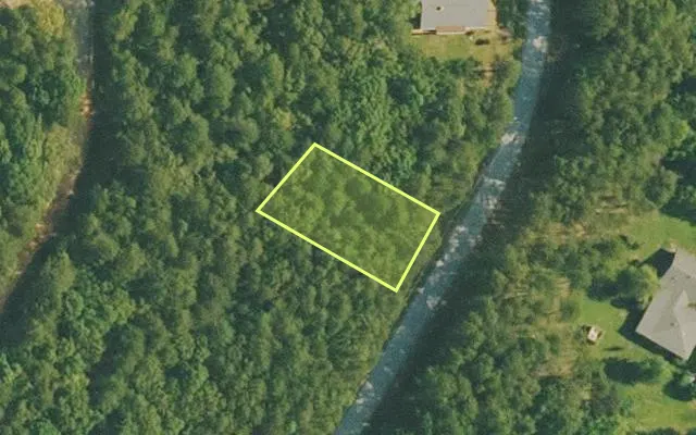 Aerial view of VAN BUREN County parcel 4400-22246-0000 — Arkansas post-auction with approximate parcel outline