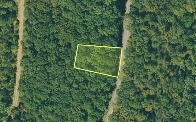 Aerial view of VAN BUREN County parcel 4050-12227-0000 — Arkansas post-auction with approximate parcel outline