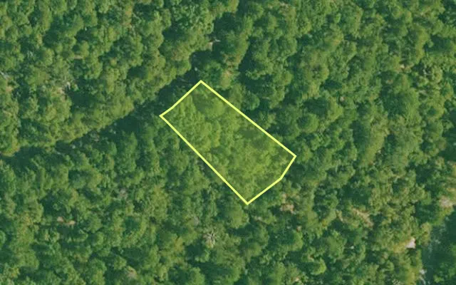 Aerial view of SALINE County parcel 652-00027-000 — Arkansas post-auction with approximate parcel outline