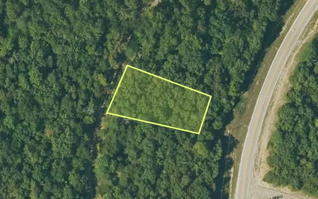 Aerial view of FULTON County parcel 335-18614-000 — Arkansas post-auction with approximate parcel outline
