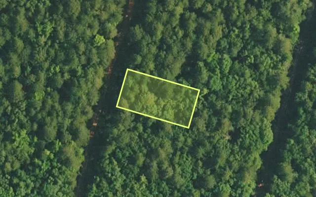 Aerial view of VAN BUREN County parcel 4200-02502-0000 — Arkansas post-auction with approximate parcel outline