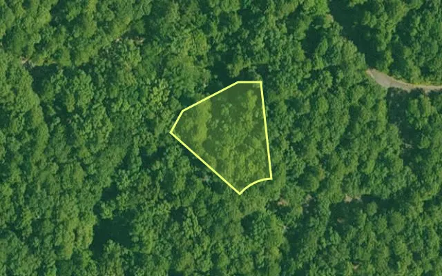 Aerial view of GARLAND County parcel 65914 — Arkansas post-auction with approximate parcel outline