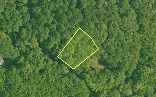 Aerial view of GARLAND County parcel 72407 — Arkansas post-auction with approximate parcel outline
