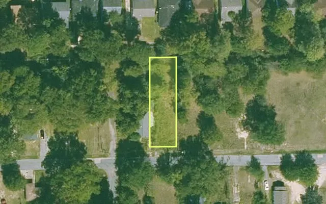 Aerial view of JEFFERSON County parcel 930-06646-000 — Arkansas post-auction with approximate parcel outline