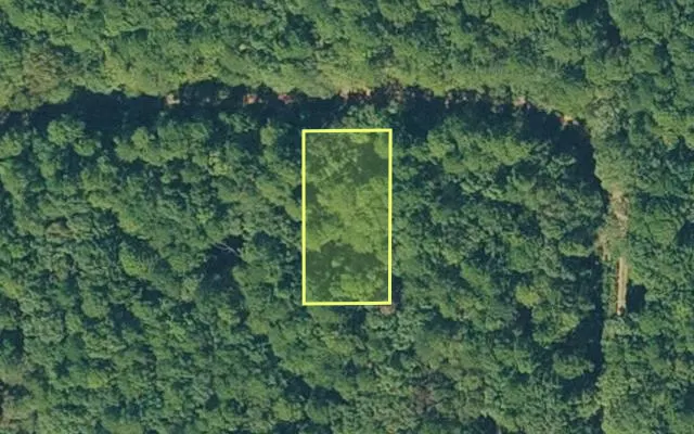 Aerial view of VAN BUREN County parcel 4300-13154-0000 — Arkansas post-auction with approximate parcel outline