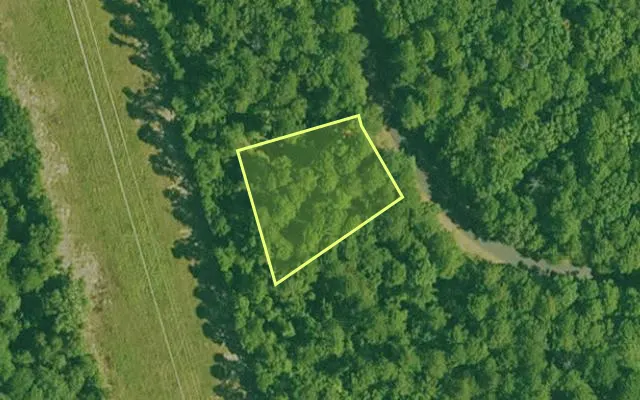 Aerial view of GARLAND County parcel 71075 — Arkansas post-auction with approximate parcel outline