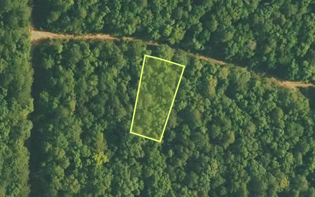 Aerial view of VAN BUREN County parcel 4500-01113-0000 — Arkansas post-auction with approximate parcel outline