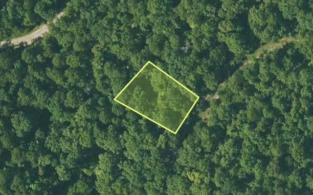 Aerial view of FULTON County parcel 180-13110-000 — Arkansas post-auction with approximate parcel outline