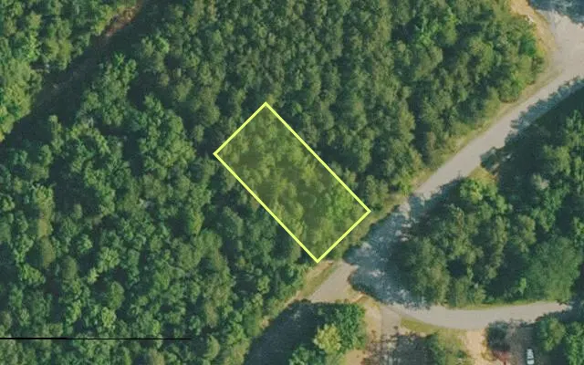 Aerial view of VAN BUREN County parcel 4200-01176-0000 — Arkansas post-auction with approximate parcel outline