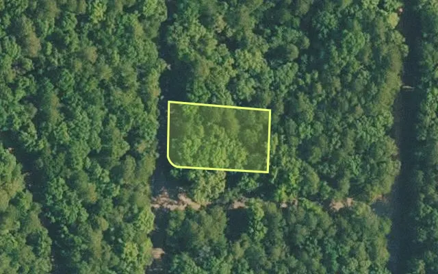 Aerial view of VAN BUREN County parcel 4400-17153-0000 — Arkansas post-auction with approximate parcel outline