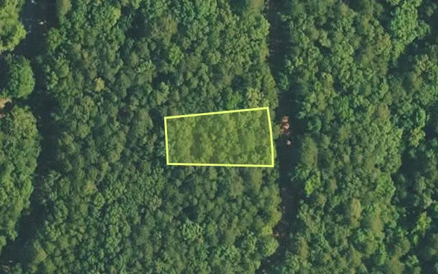 Aerial view of VAN BUREN County parcel 4400-12026-0000 — Arkansas post-auction with approximate parcel outline