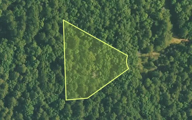 Aerial view of VAN BUREN County parcel 4400-16160-0000 — Arkansas post-auction with approximate parcel outline