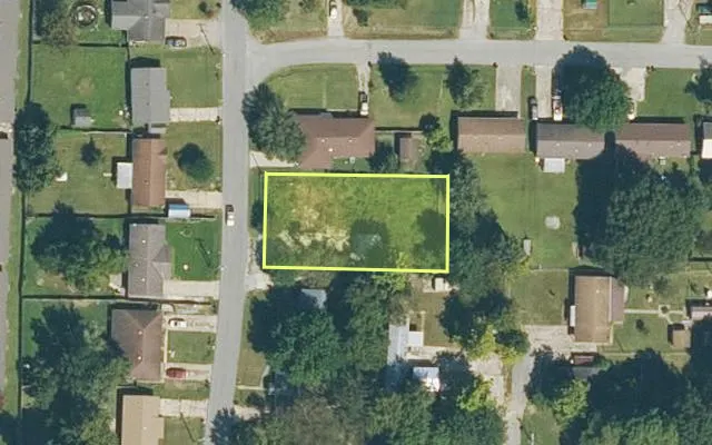 Aerial view of GREENE County parcel 1004-32200-009 — Arkansas post-auction with approximate parcel outline