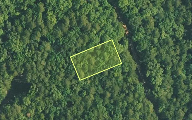 Aerial view of VAN BUREN County parcel 4400-18089-0000 — Arkansas post-auction with approximate parcel outline