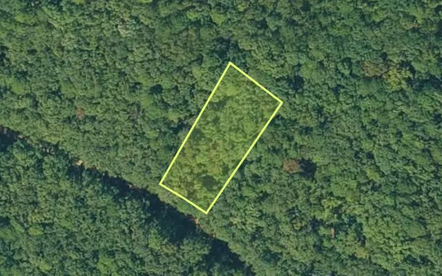 Aerial view of VAN BUREN County parcel 4300-02125-0000 — Arkansas post-auction with approximate parcel outline