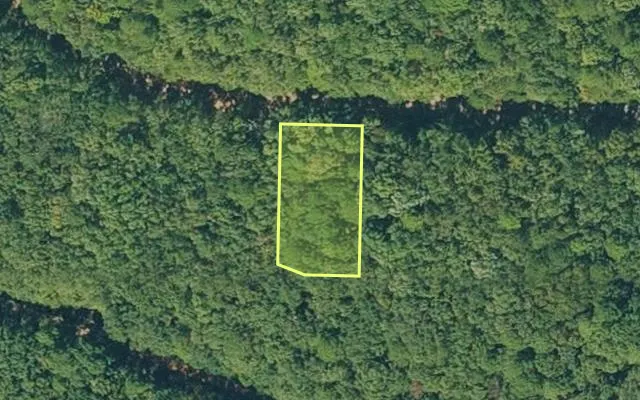 Aerial view of VAN BUREN County parcel 4300-02097-0000 — Arkansas post-auction with approximate parcel outline