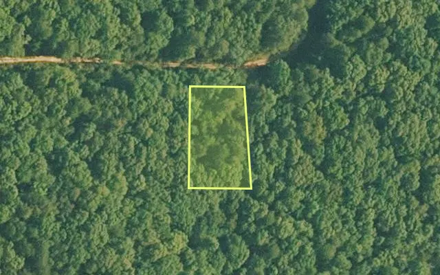 Aerial view of VAN BUREN County parcel 4500-01204-0000 — Arkansas post-auction with approximate parcel outline