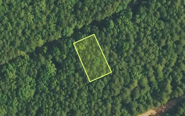 Aerial view of VAN BUREN County parcel 4400-12056-0000 — Arkansas post-auction with approximate parcel outline