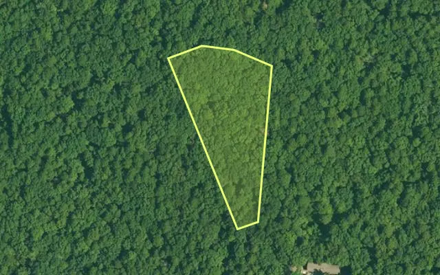 Aerial view of GARLAND County parcel 65476 — Arkansas post-auction with approximate parcel outline